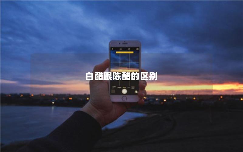 白醋跟陈醋的区别