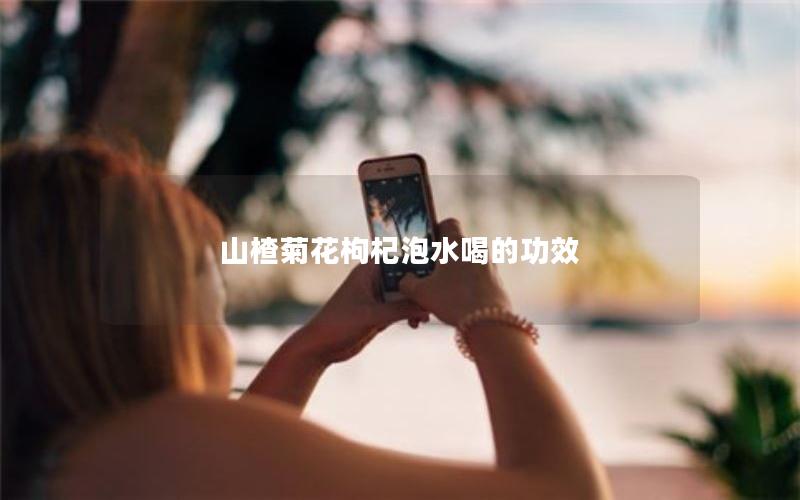 山楂菊花枸杞泡水喝的功效