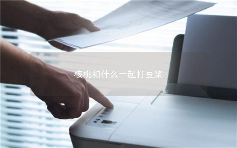 核桃和什么一起打豆浆