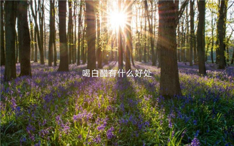喝白醋有什么好处