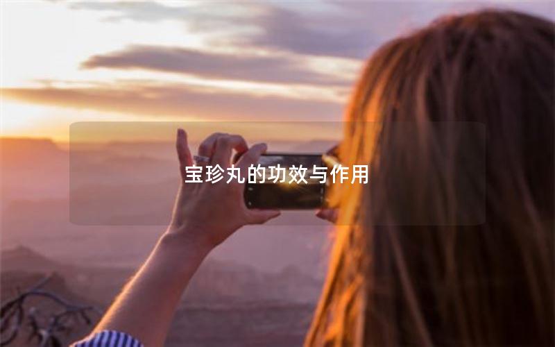 宝珍丸的功效与作用