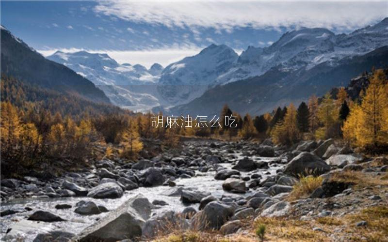 胡麻油怎么吃