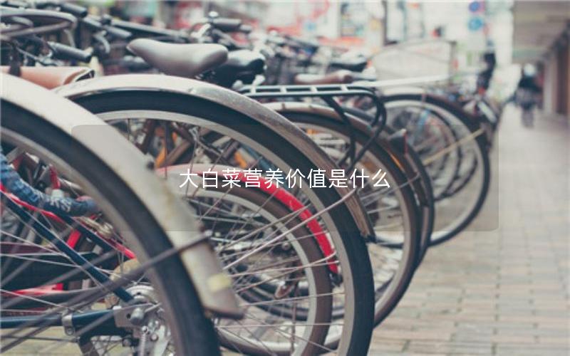 大白菜营养价值是什么