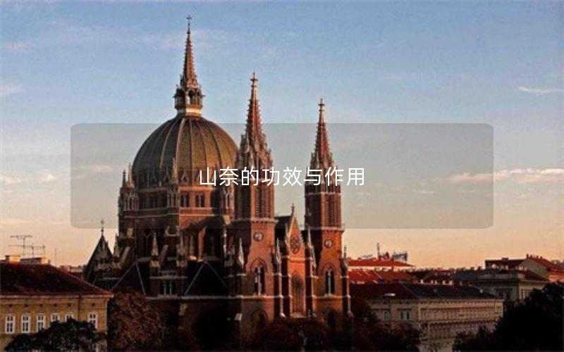 山奈的功效与作用