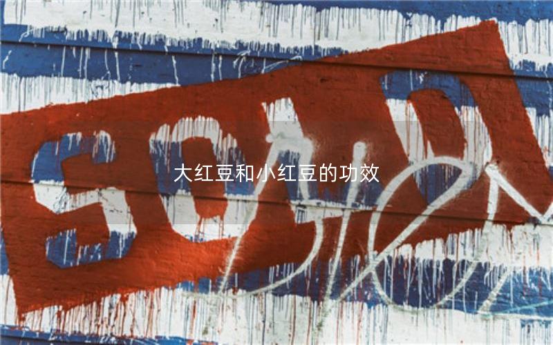 大红豆和小红豆的功效