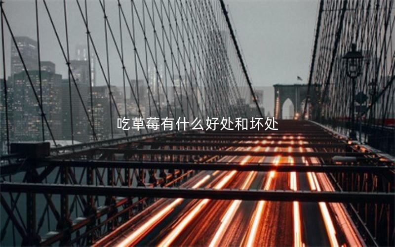 吃草莓有什么好处和坏处