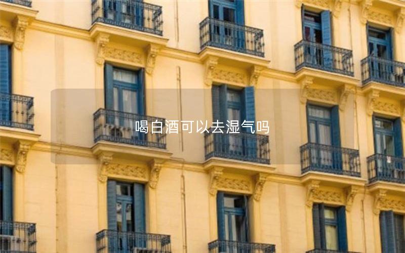 喝白酒可以去湿气吗