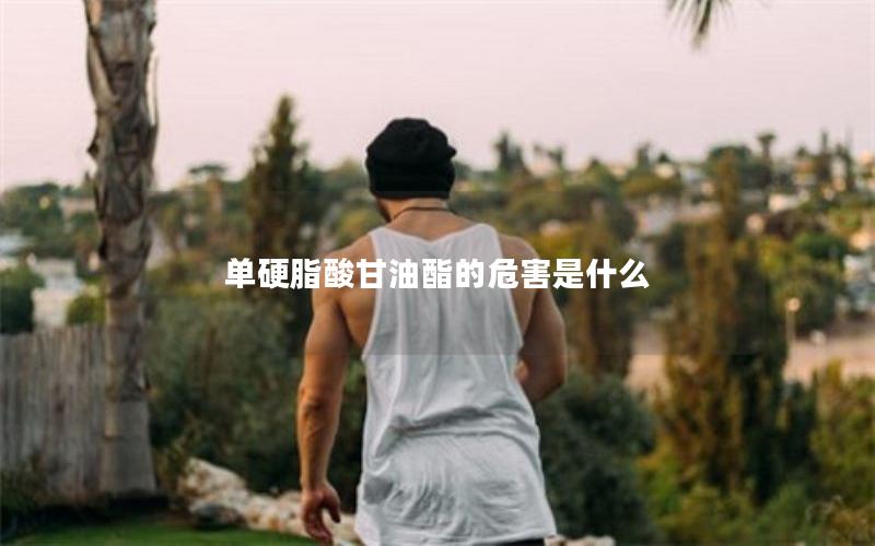 单硬脂酸甘油酯的危害是什么