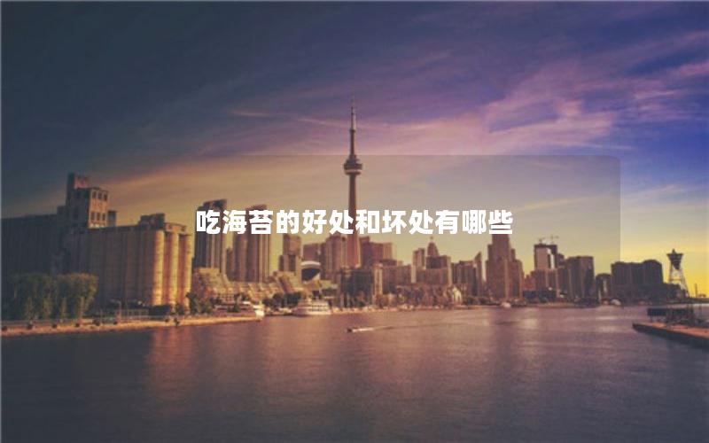 吃海苔的好处和坏处有哪些